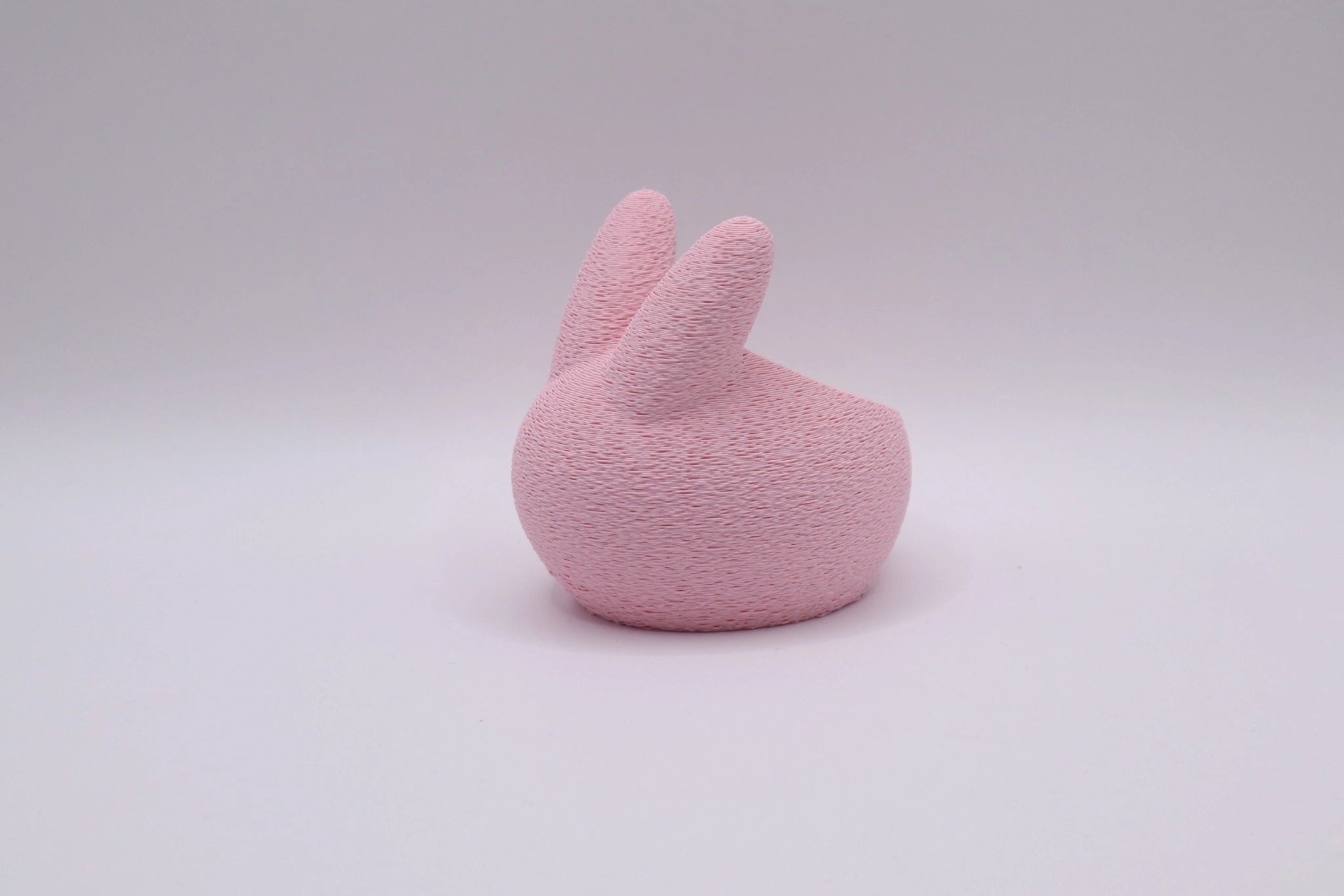 Egglow Teelichthalter in Rosa als stilvolle Osterdekoration in Hasenform von MUDIVO