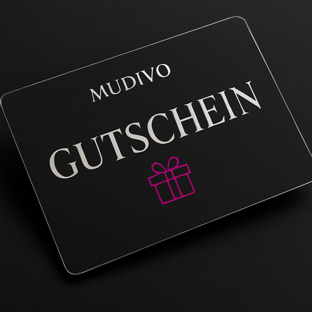 Mudivo Geschenkgutschein – digitaler Gutschein mit freiem Wert, ideal für Deko-Fans & 3D-Druck-Liebhaber.