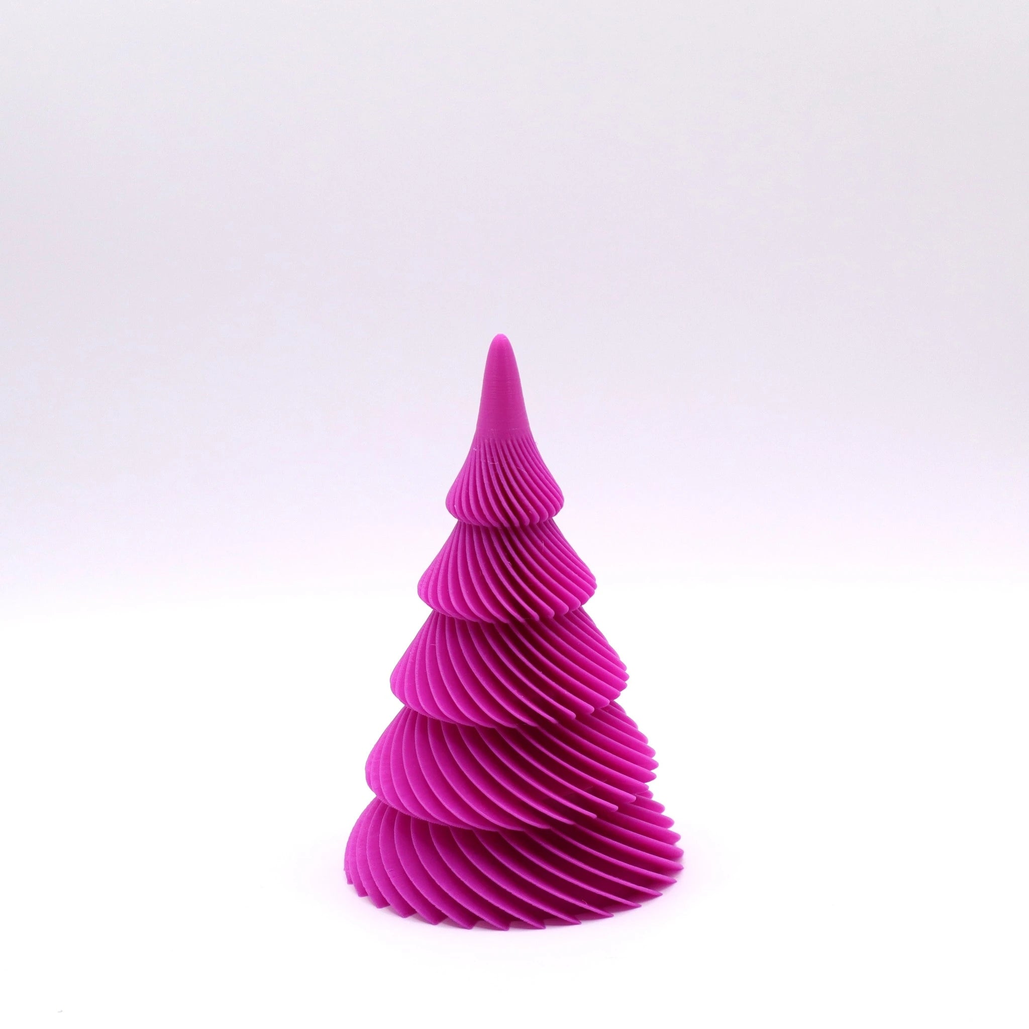 NordicSpiral Deko-Baum M in Fuchsia – mittlere Größe, moderne Spiralform, perfekte Tischdeko