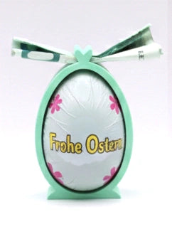 CashEgg in Mint als kreative Geldgeschenk Idee zu Ostern mit eingelegtem Schokoladen-Überraschungsei von MUDIVO