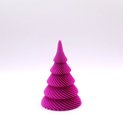 NordicSpiral Deko-Baum M in Fuchsia – mittlere Größe, moderne Spiralform, perfekte Tischdeko