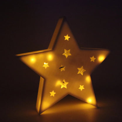 SilentStar LED Stern leuchtend – warmweißes Licht für festliche Stimmung